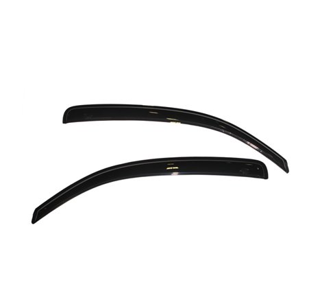 AVS 05-15 Toyota Tacoma Standard Cab Ventvisor Outside Mount Window Deflectors 2pc - Smoke