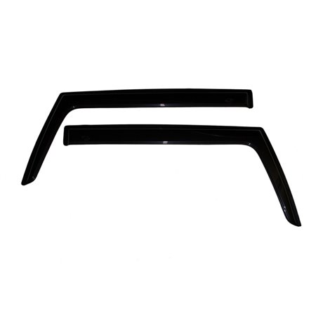 AVS 07-14 Toyota FJ Cruiser Ventvisor Outside Mount Window Deflectors 2pc - Smoke