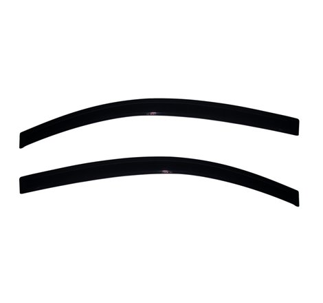 AVS 11-17 Fiat 500 Ventvisor Outside Mount Window Deflectors 2pc - Smoke