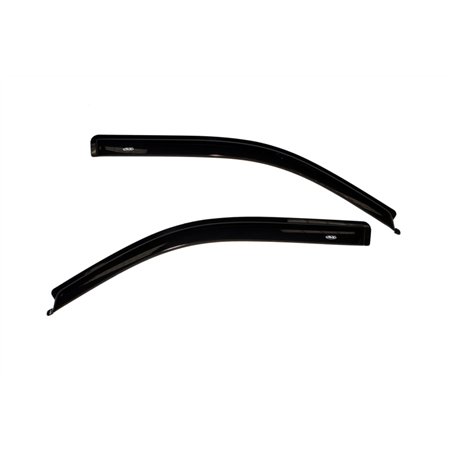 AVS 09-14 Ford F-150 Standard Cab Ventvisor Outside Mount Window Deflectors 2pc - Smoke