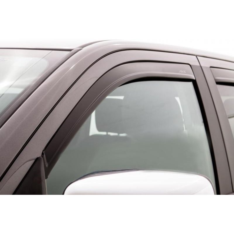 AVS 05-15 Toyota Tacoma Double Cab Ventvisor Low Profile Window Deflectors 4pc - Matte Black