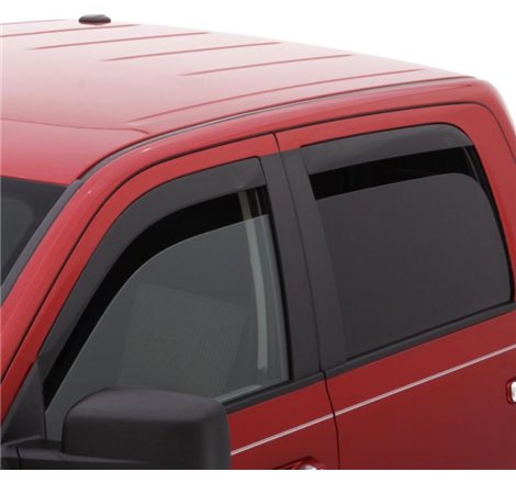 AVS 05-15 Toyota Tacoma Access Cab Ventvisor Low Profile Deflectors 4pc - Smoke