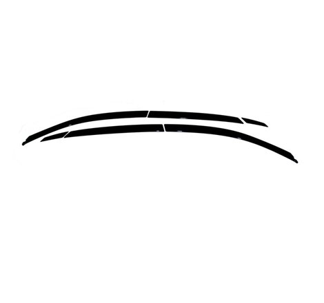 AVS 03-08 Infiniti FX35 Ventvisor Low Profile Deflectors 6pc - Smoke