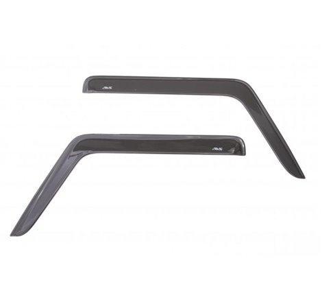 AVS 07-18 Jeep Wrangler (2 Door Only) Ventvisor Low Profile Window Deflectors 2pc - Smoke