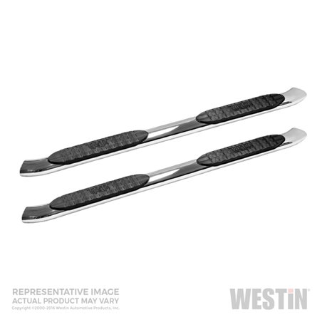 Westin 2016-2018 Nissan Titan XD Crew Cab PRO TRAXX 5 Oval Nerf Step Bars - SS