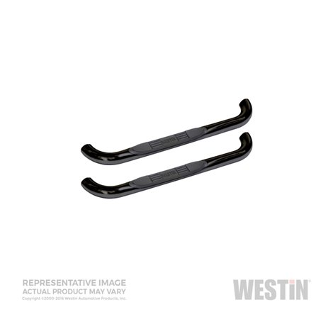 Westin 1980-1997 Ford F-Series Reg Cab (97 HD models only) E-Series 3 Nerf Step Bars - Black