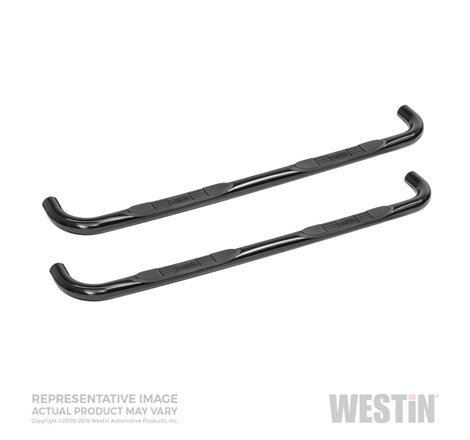 Westin 1997-2006 Jeep Wrangler/SE/Sport/Sahara E-Series 3 Nerf Step Bars - Black