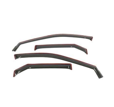 Westin 2015-2017 Toyota Camry Wade In-Channel Wind Deflector 4pc - Smoke