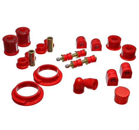 Energy Suspension 00-04 Ford Focus Red Hyper-flex Master Bushing Set