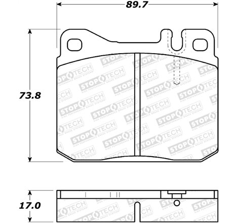 StopTech Street Brake Pads