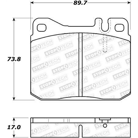 StopTech Street Brake Pads