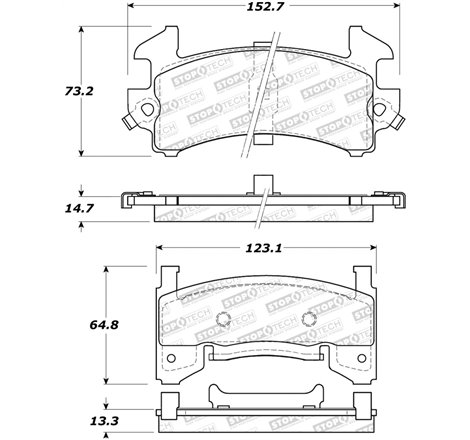 StopTech Street Brake Pads