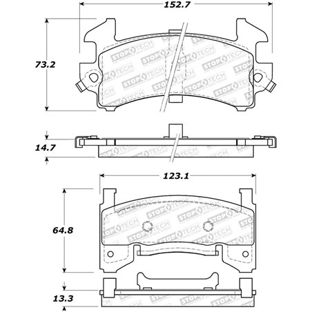 StopTech Street Brake Pads