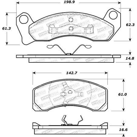 StopTech Street Brake Pads