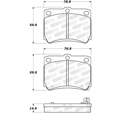 StopTech Street Brake Pads