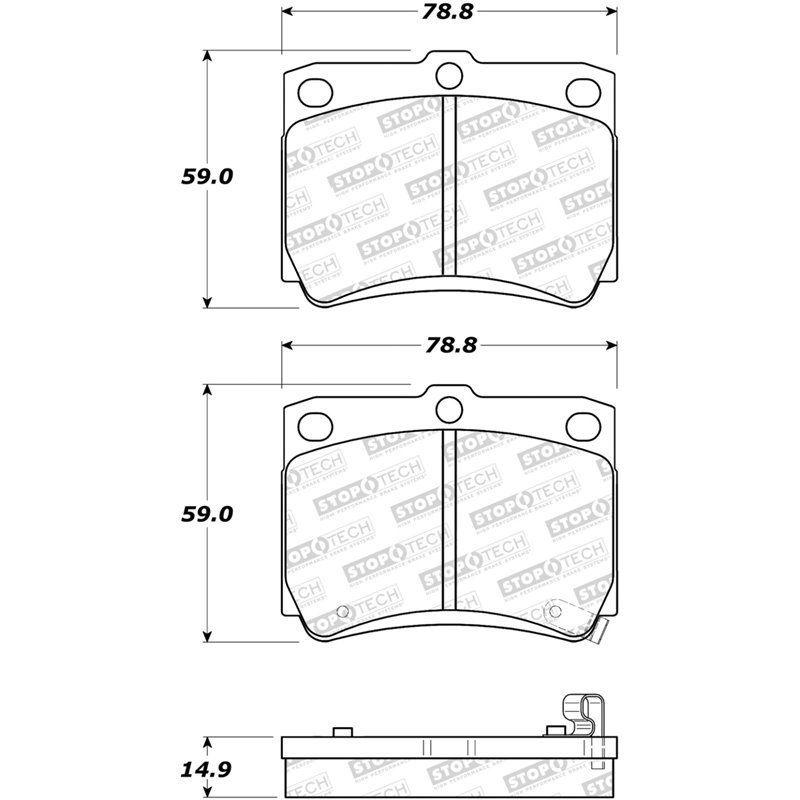 StopTech Street Brake Pads