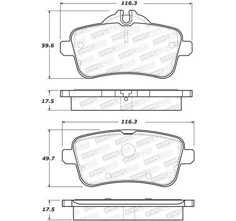 StopTech Street Brake Pads - Front