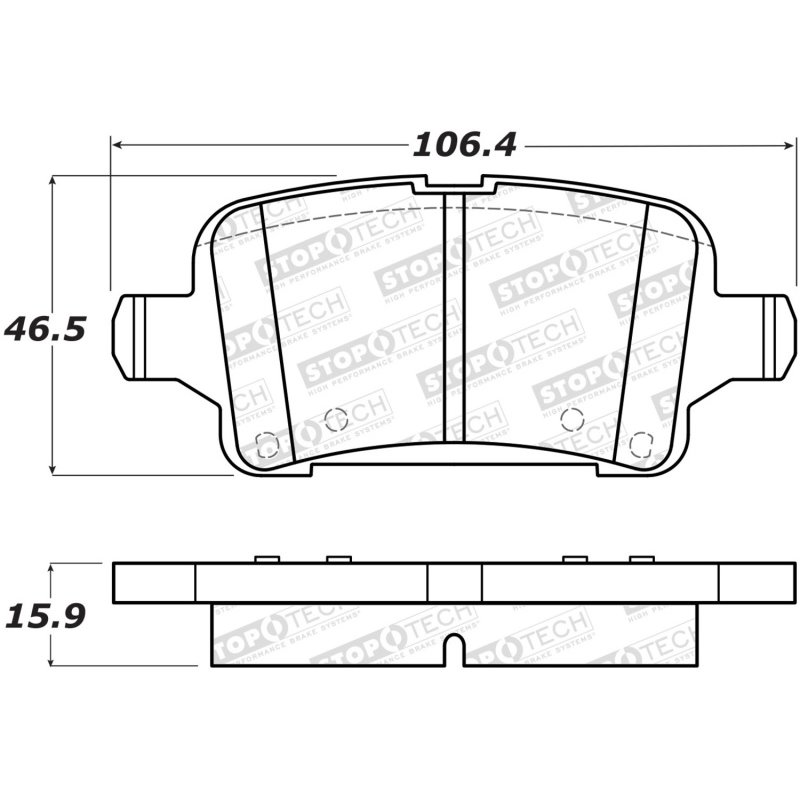 StopTech Street Brake Pads - Front