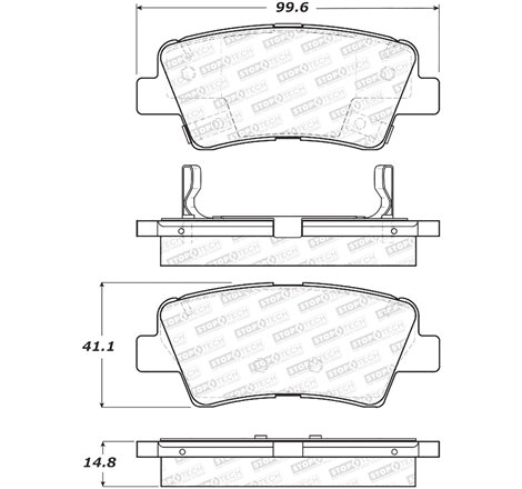 StopTech Street Brake Pads - Front