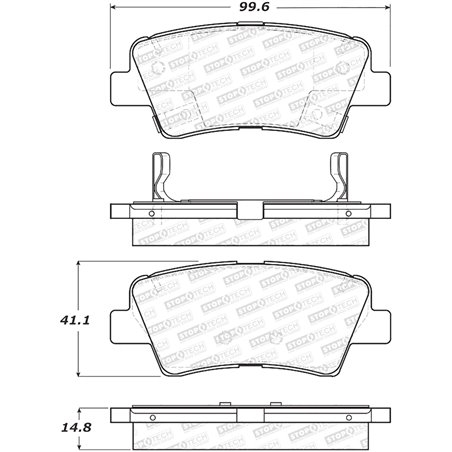 StopTech Street Brake Pads - Front