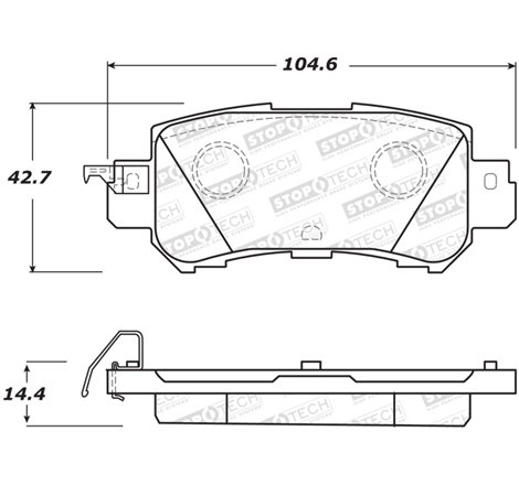 StopTech Street Brake Pads - Front