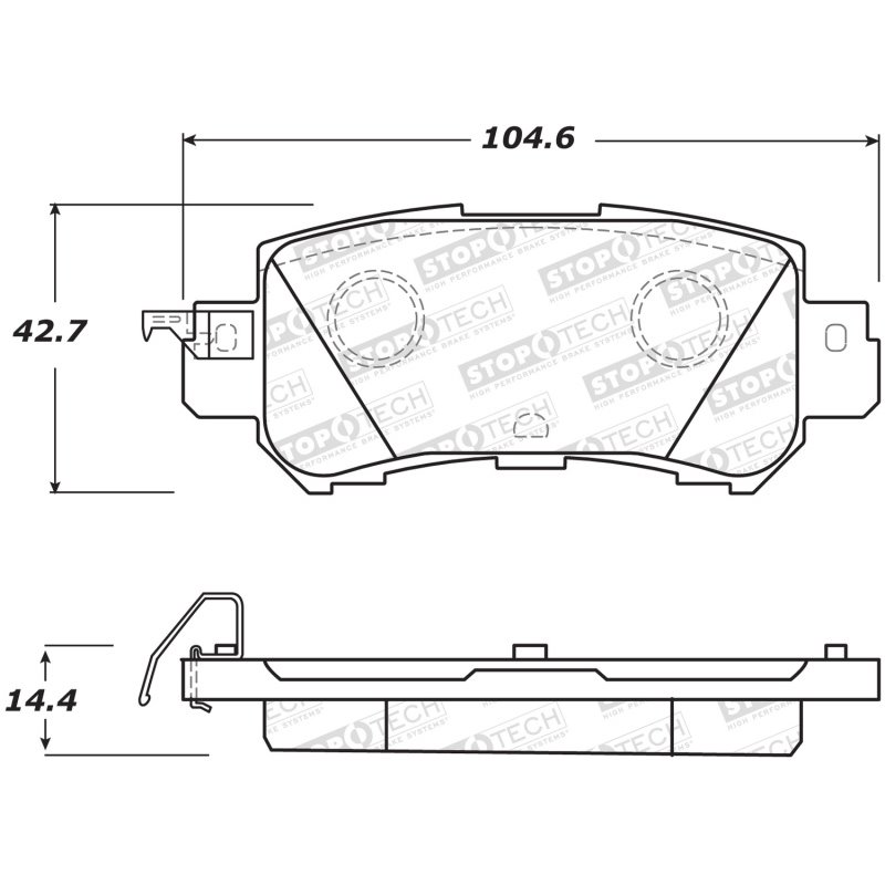 StopTech Street Brake Pads - Front