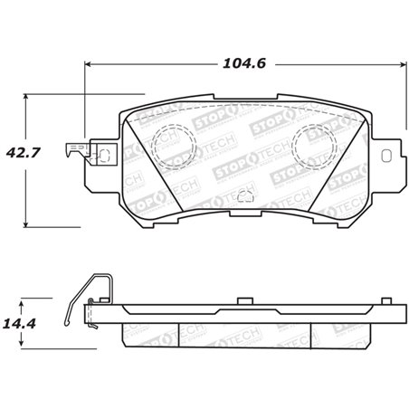 StopTech Street Brake Pads - Front