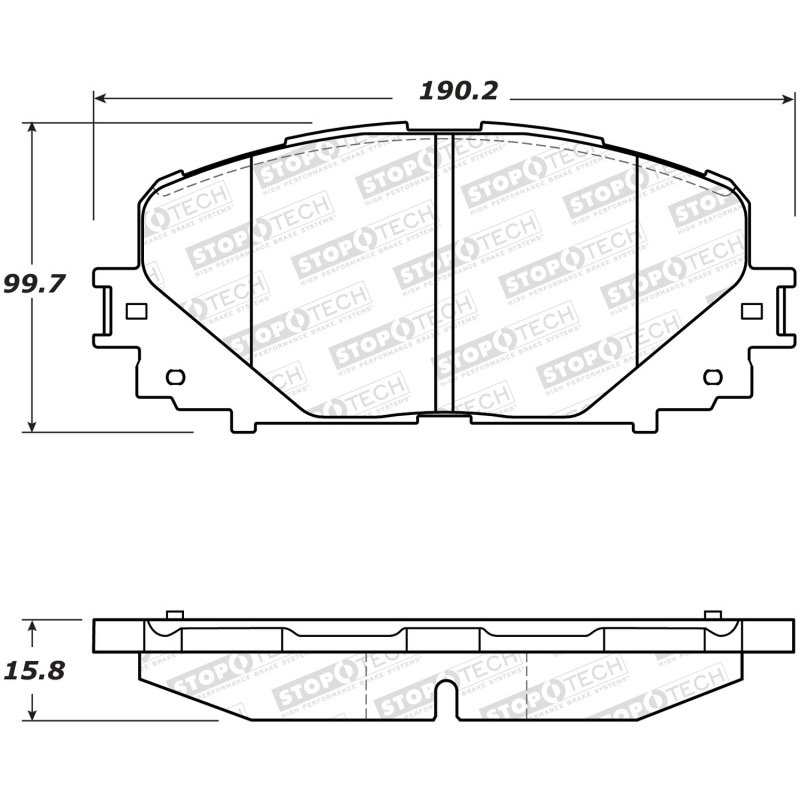 StopTech Street Brake Pads - Front