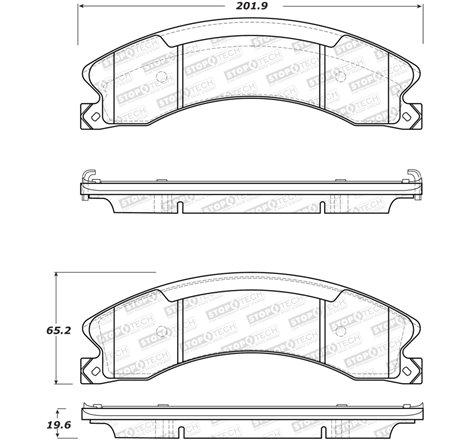 StopTech Street Brake Pads - Front