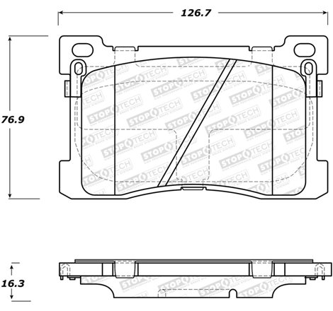 StopTech Street Brake Pads - Front