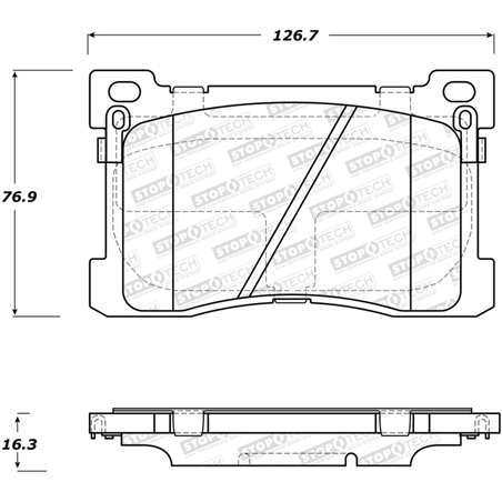 StopTech Street Brake Pads - Front