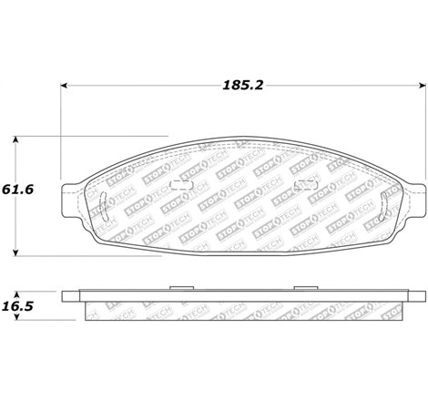 StopTech Street Select Brake Pads - Front