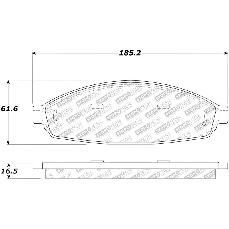 StopTech Street Select Brake Pads - Front