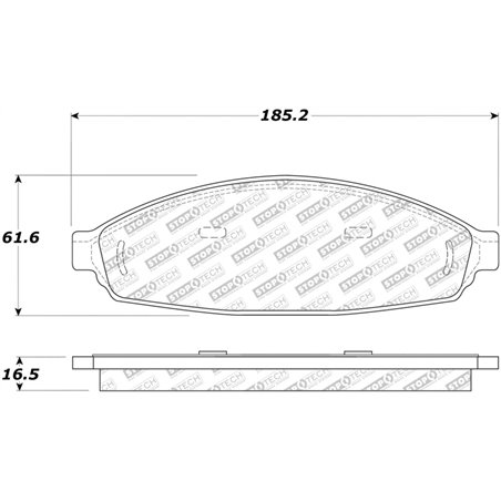 StopTech Street Select Brake Pads - Front