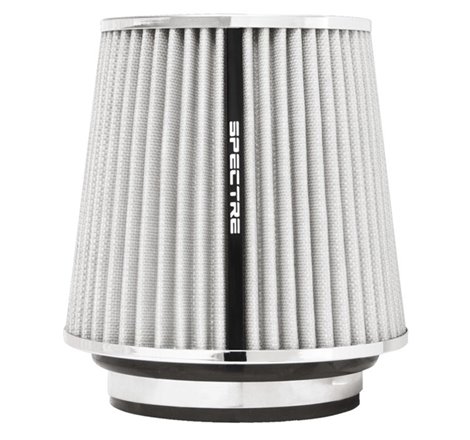 Spectre Adjustable Conical Air Filter 5-1/2in. Tall (Fits 3in. / 3-1/2in. / 4in. Tubes) - White