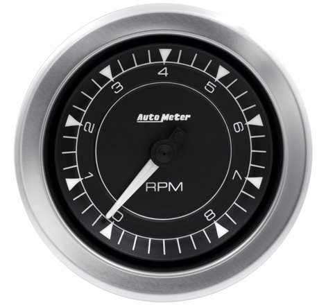 Autometer Chrono 3-3/8in 10k RPM In Dash Tachometer Gauge