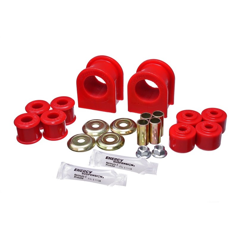 Energy Suspension 99-11 Ford F53 Motorhome Red 35mm Rear Sway Bar Bushing Set