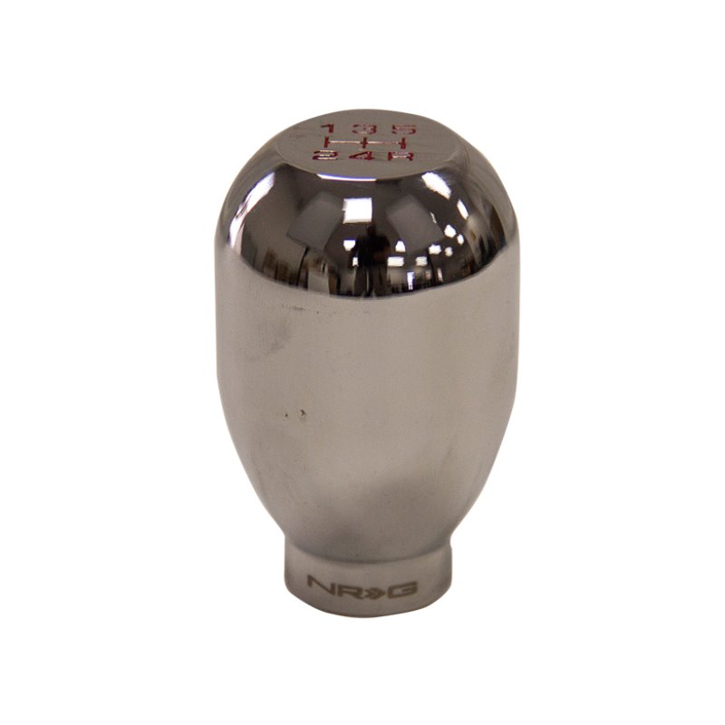 NRG Universal Shift Knob 42mm - Heavy Weight 480G / 1.1Lbs. - Chrome (5 Speed)