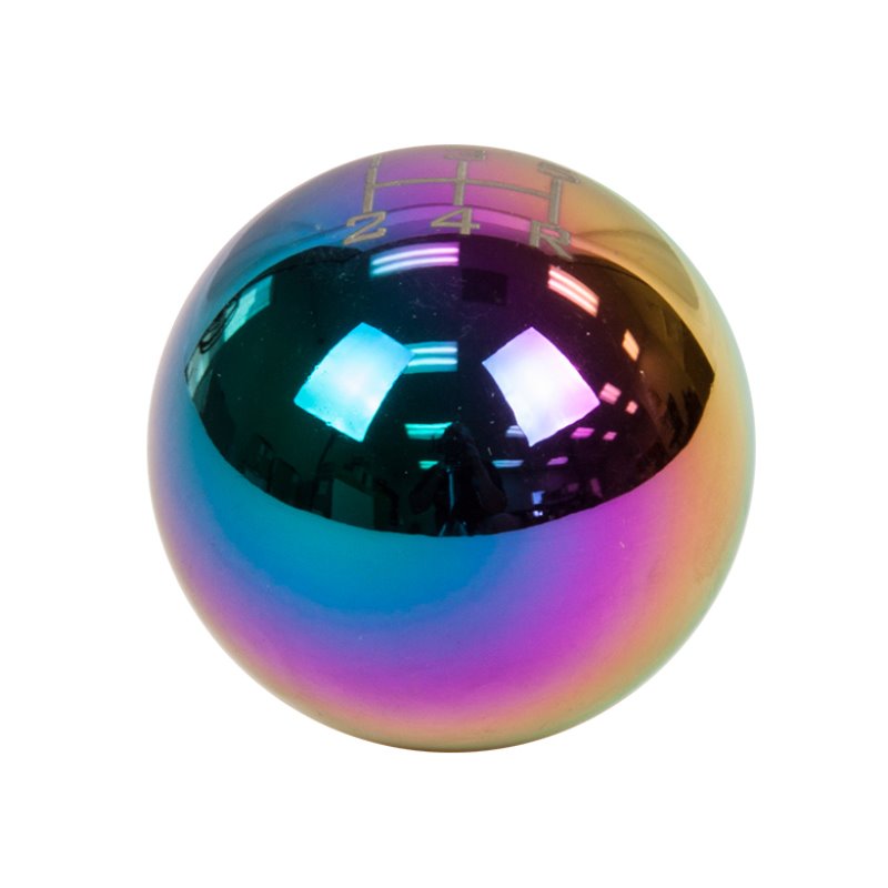 NRG Universal Ball Style Shift Knob - Heavy Weight 480G / 1.1Lbs. - Multi-Color/Neochrome (5 Speed)