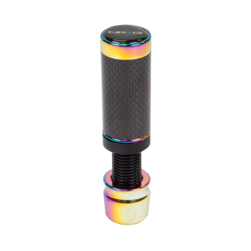 NRG Slimboy Adjustable Shift Knob (M10X1.50) Honda / Acura / Lotus - Carbon Fiber / Neochrome