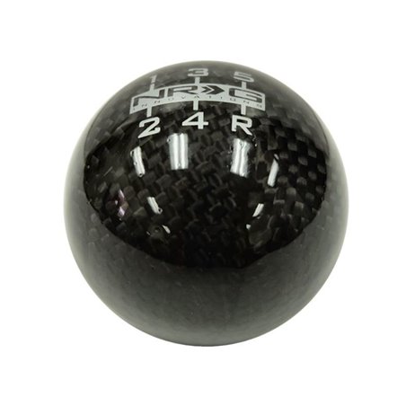 NRG Universal Ball Style Shift Knob (No Logo) - Heavy Weight - Black Carbon Fiber