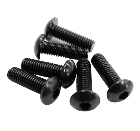 NRG Steering Wheel Screw Upgrade Kit (Flat) - Black