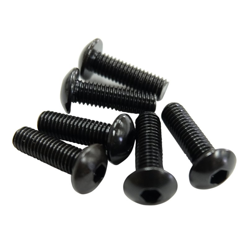 NRG Steering Wheel Screw Upgrade Kit (Flat) - Black