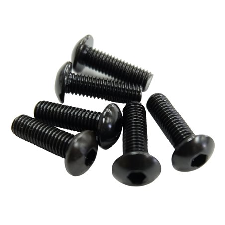 NRG Steering Wheel Screw Upgrade Kit (Flat) - Black