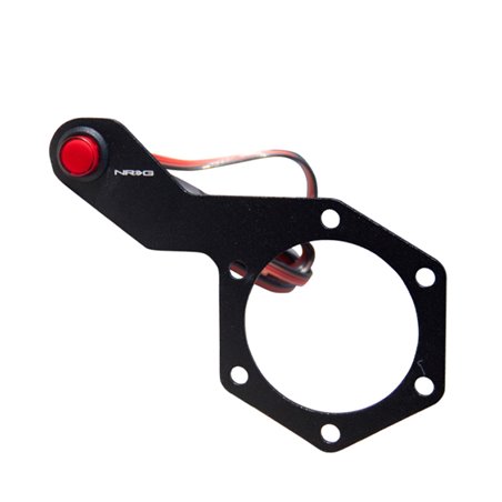 NRG Steering Single Switch - Extended Kit Black