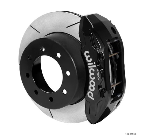 Wilwood TX6R Rear Kit 15.50in Rotor Black w/ Lines 13-17 Ford F250/F350 4WD