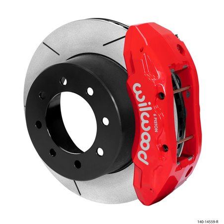 Wilwood TX6R Rear Kit 15.50in Red 13-17 Ford F-250/F-350 - 4WD