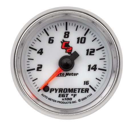 Autometer C2 52mm 1600 Deg F Electronic EGT Gauge