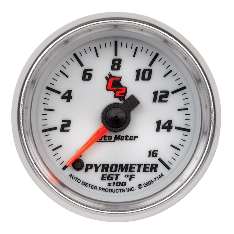 Autometer C2 52mm 1600 Deg F Electronic EGT Gauge