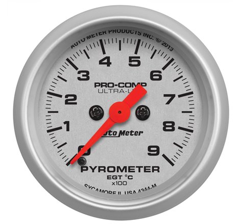 Autometer Ultra-Lite 52mm 0-900 Deg C Electronic EGT Kit